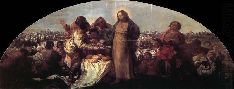 Francisco Goya Miracle of the Loaves and Fishes china oil painting image
